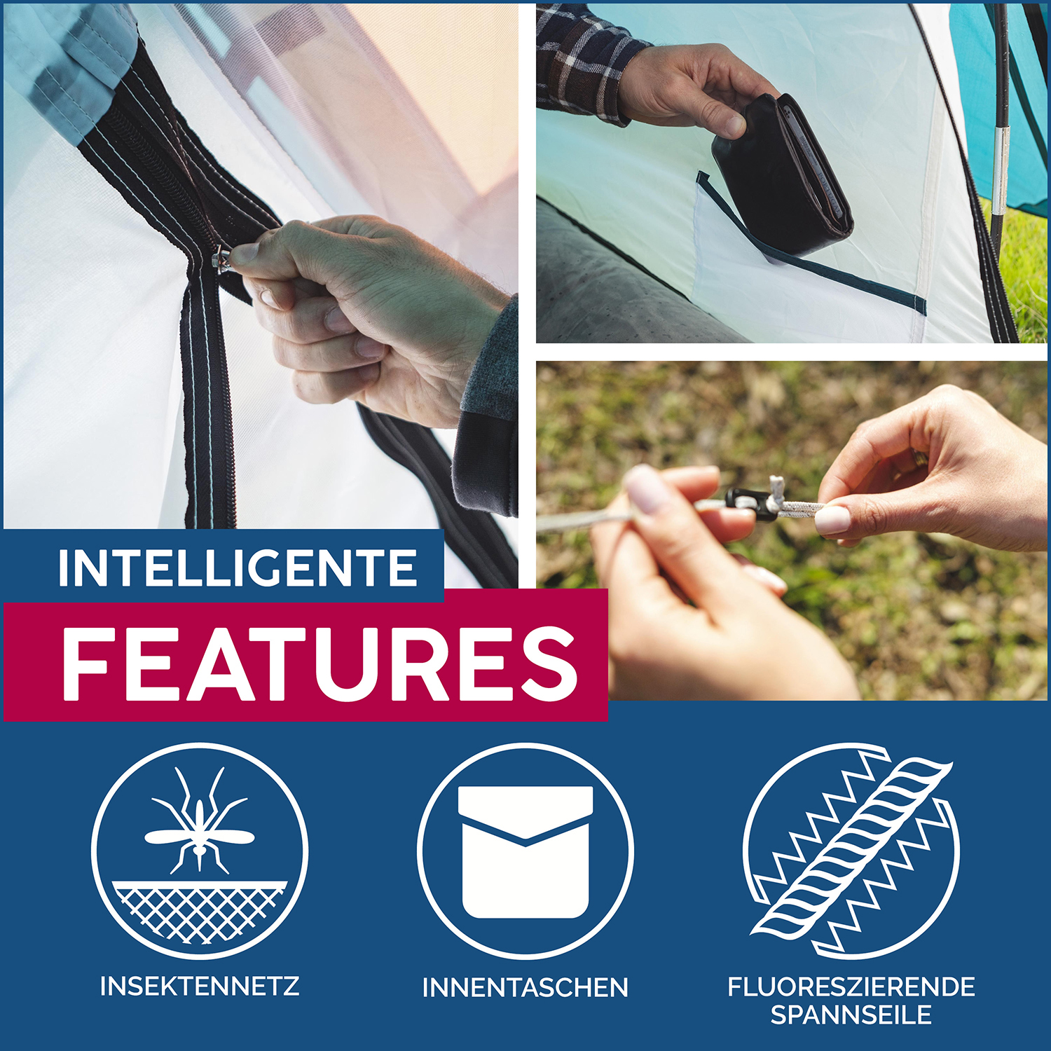 Pavillo™ 8'2"x7'7"x37"/2.50mx2.30mx95cm Hikedome 2 Tent Pavillo™ 8'2"x7'7"x37"/2.50mx2.30mx95cm Hikedome 2 Tent