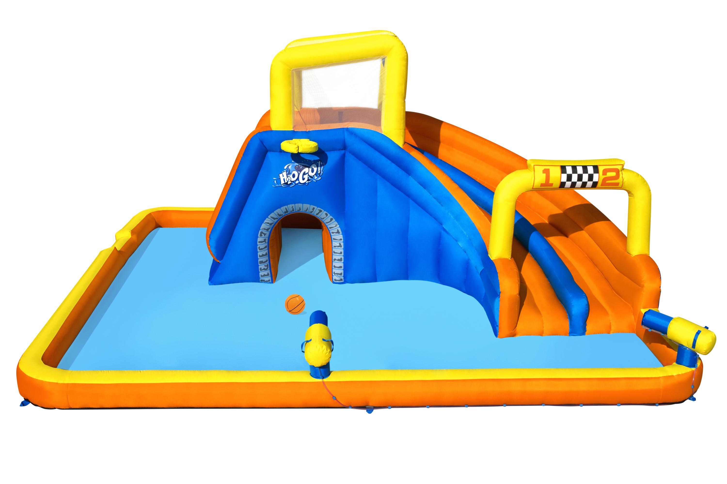 H2OGO!® Mega-Wasserpark mit Dauergebläse Speedway 551 x 502 x 265 cm