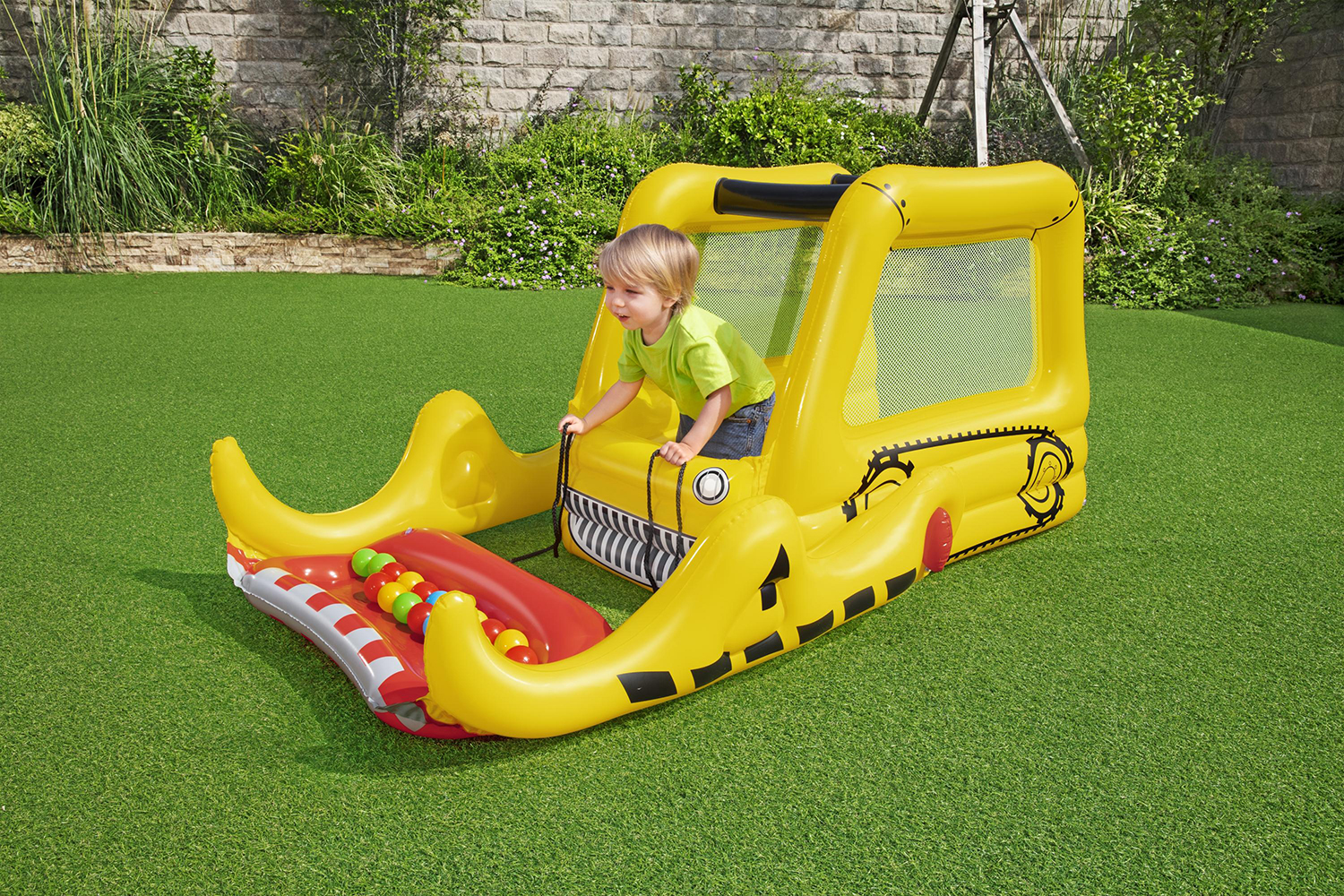 Dozer™ Bällebad Bagger 198 x 105 x 84 cm Dozer™ Bällebad Bagger 198 x 105 x 84 cm