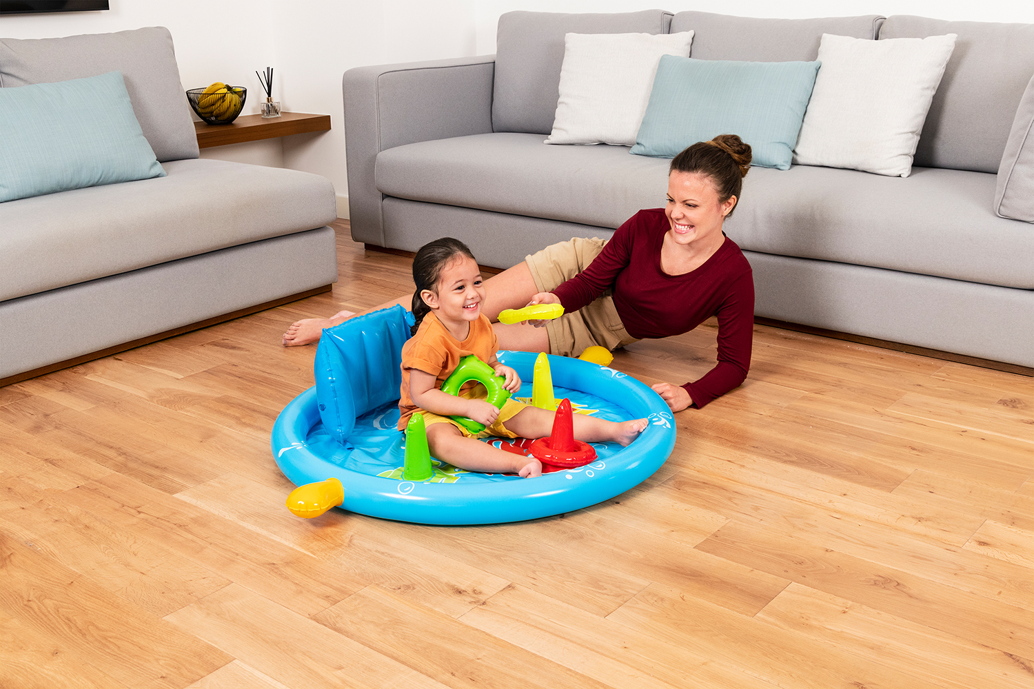 Lil' SeaShapes™ Planschbecken mit Sonnenschutzdach 115 x 89 x 76 cm