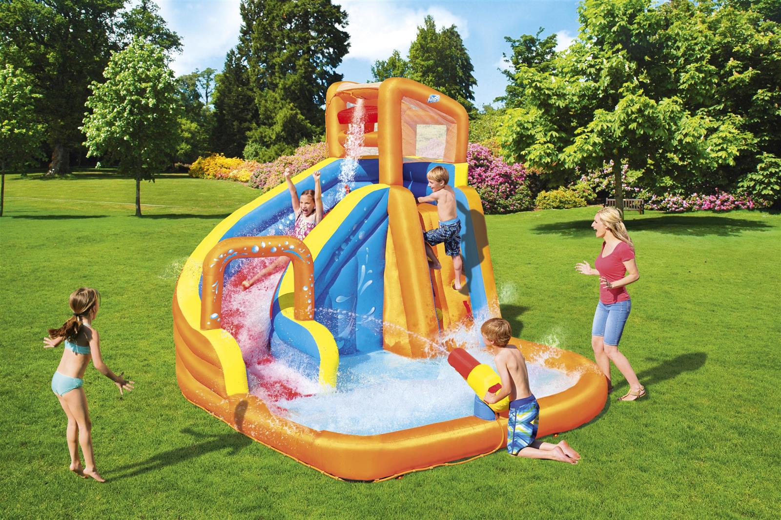 H2OGO!™ 12' x 10'6" x 8'10"/3.65m x 3.20m x 2.70m Turbo Splash Water Zone_Mega Water Park