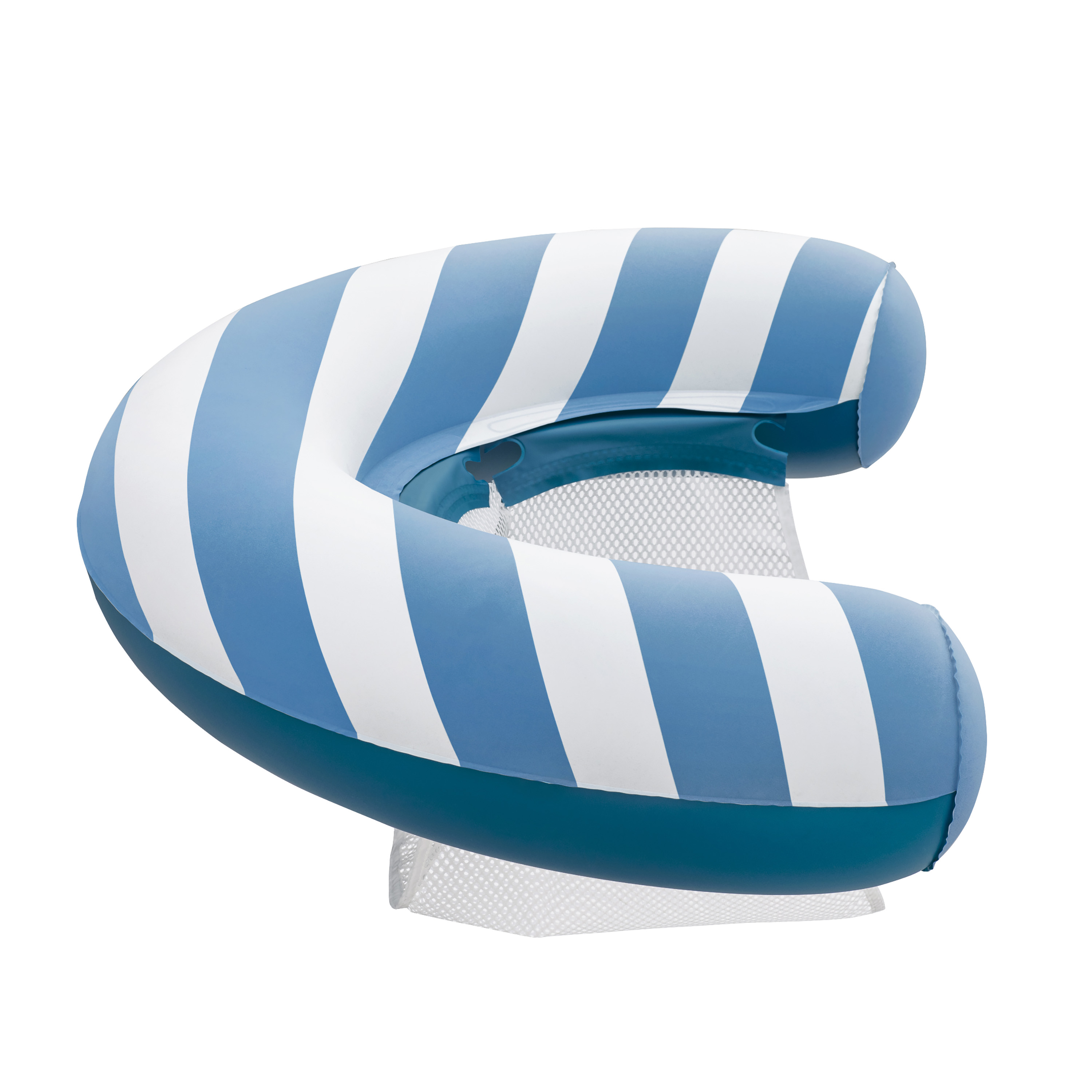 Poolsitz mit Textiloberfläche  96 x 67,5 x 19 cm