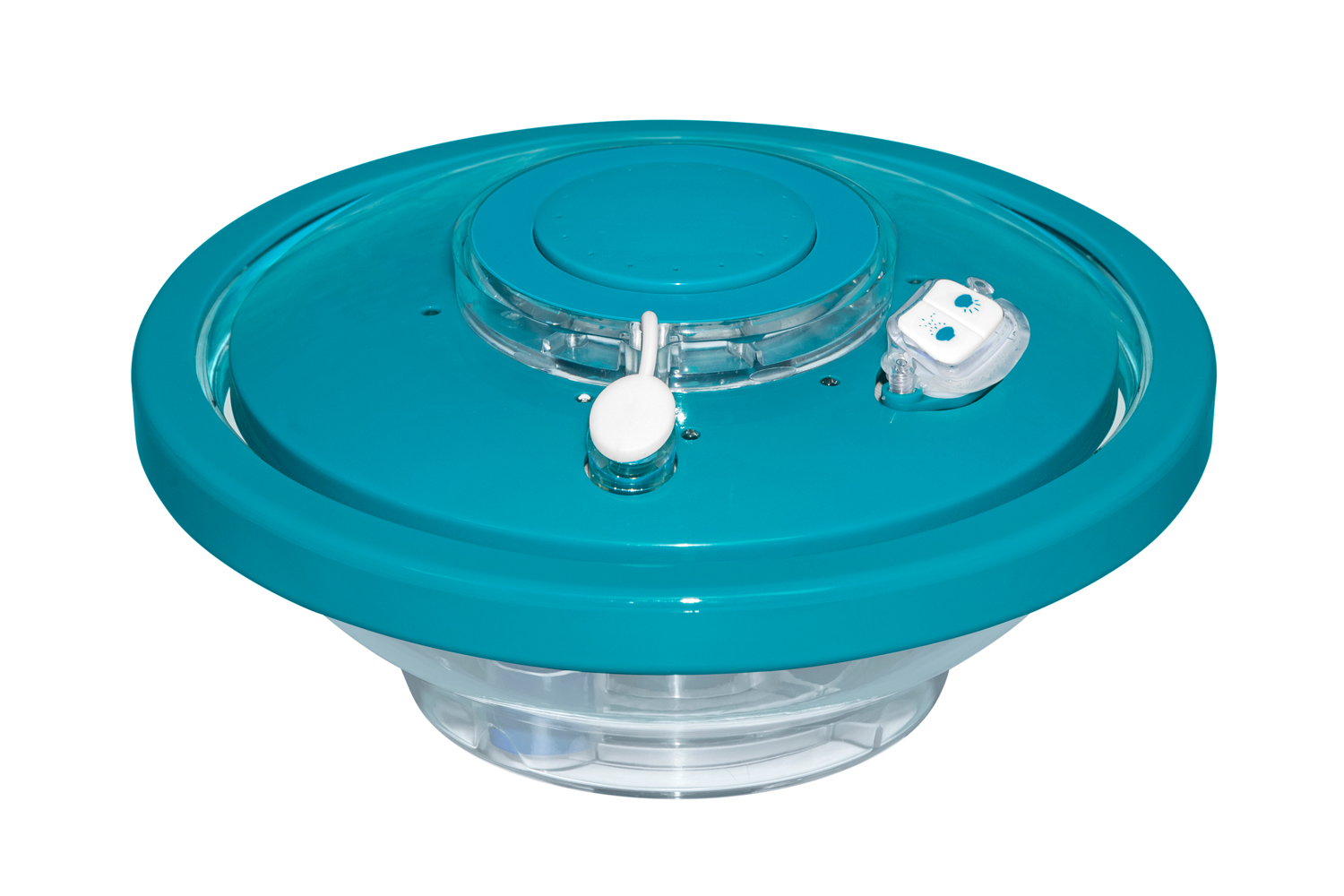 akkubetriebene LED-Wasserfontäne Ø 18,9 x 9,3 cm
