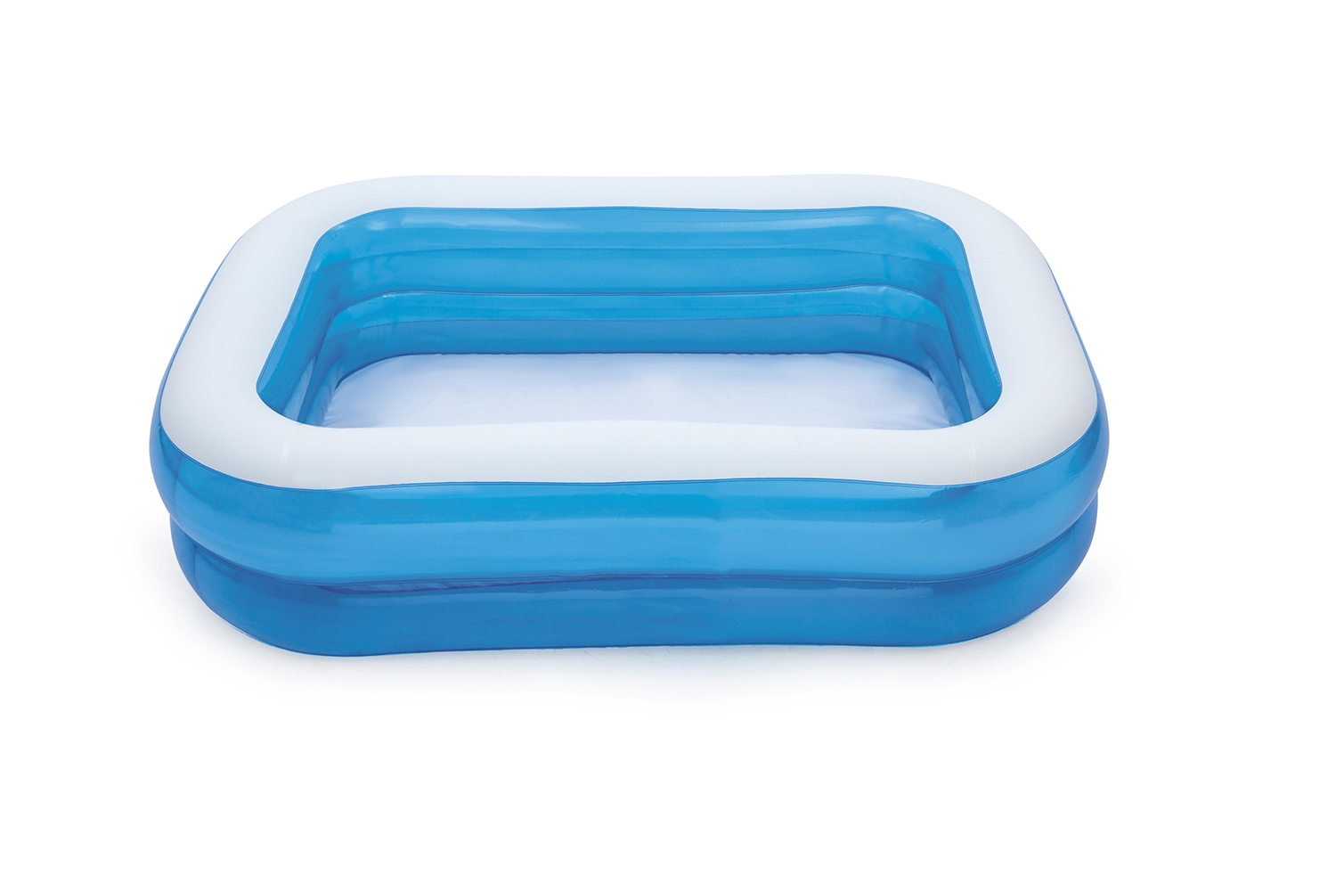 Family Pool 211 x 132 x 46 cm, blau, eckig