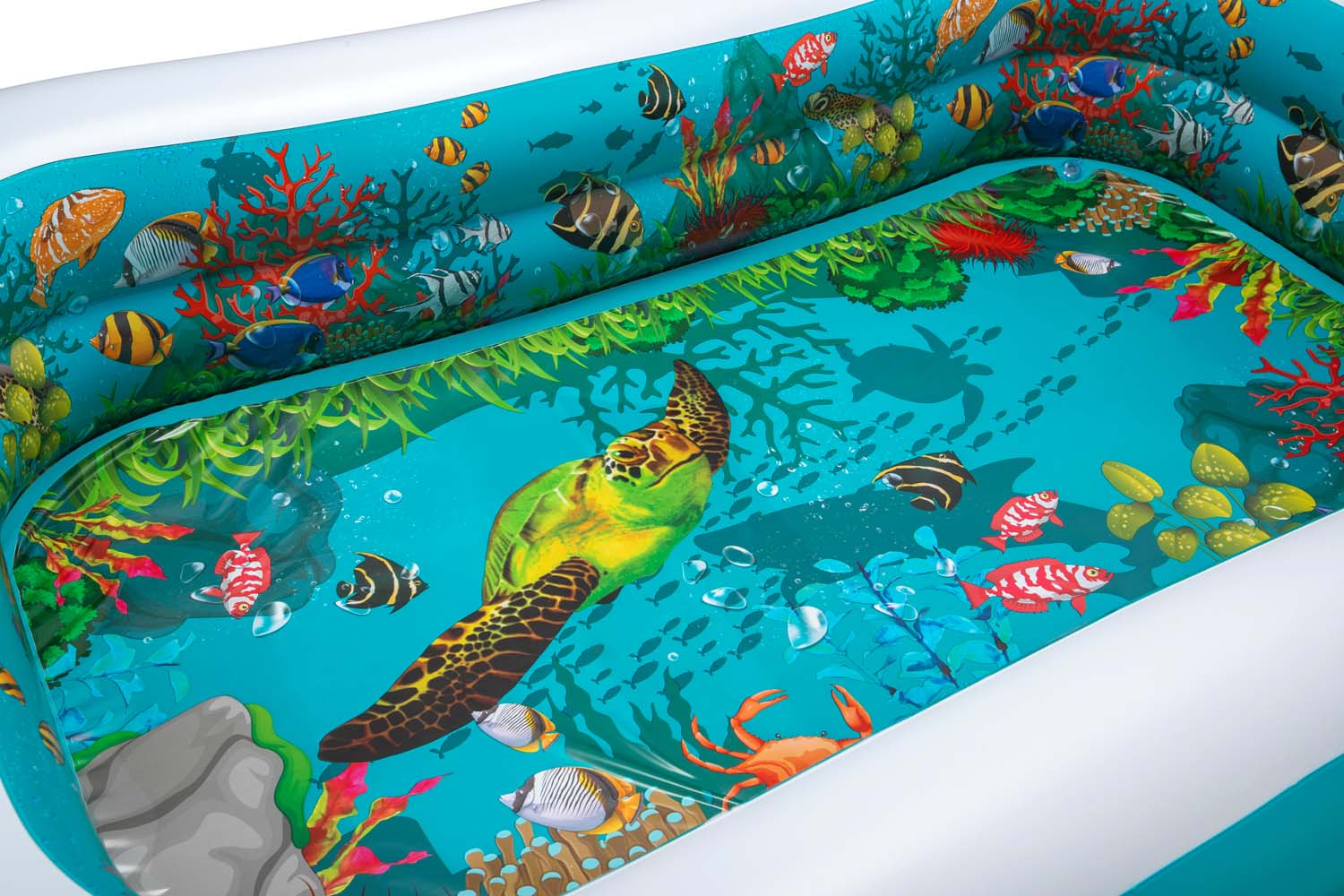 Family Pool 3D Abenteuer 262 x 175 x 51 cm, eckig