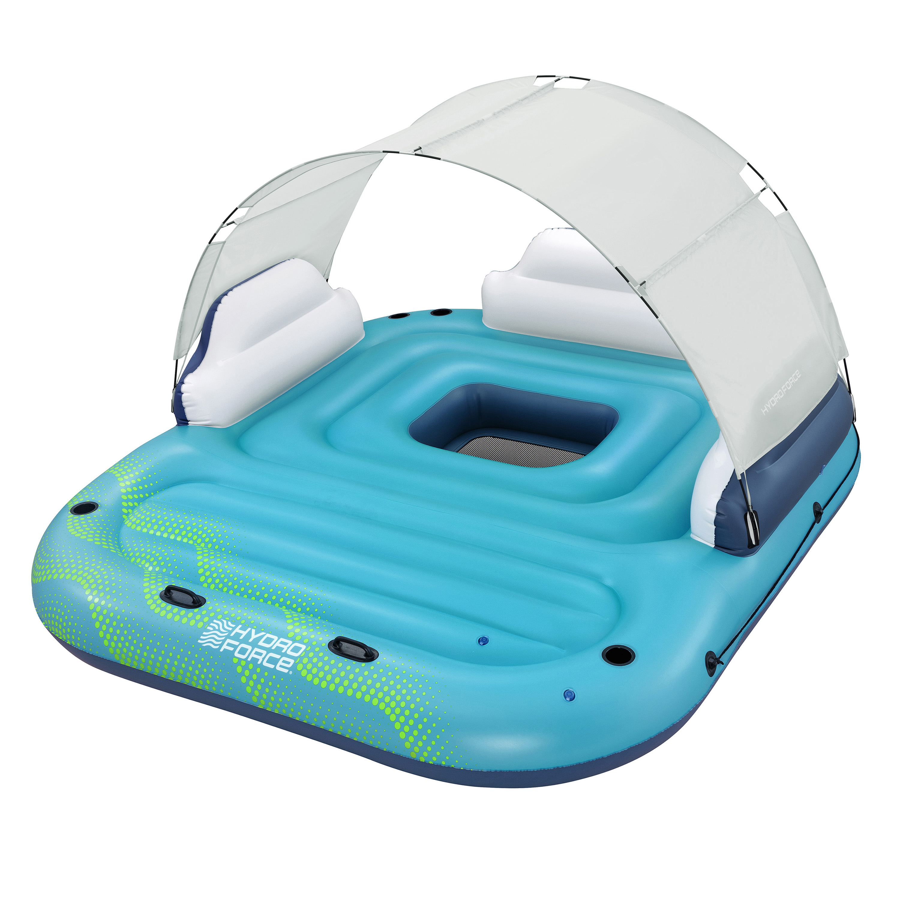 Hydro Force®  5 Personen Badeinsel Sonnenlounge 280 x 257 x 81 cm
