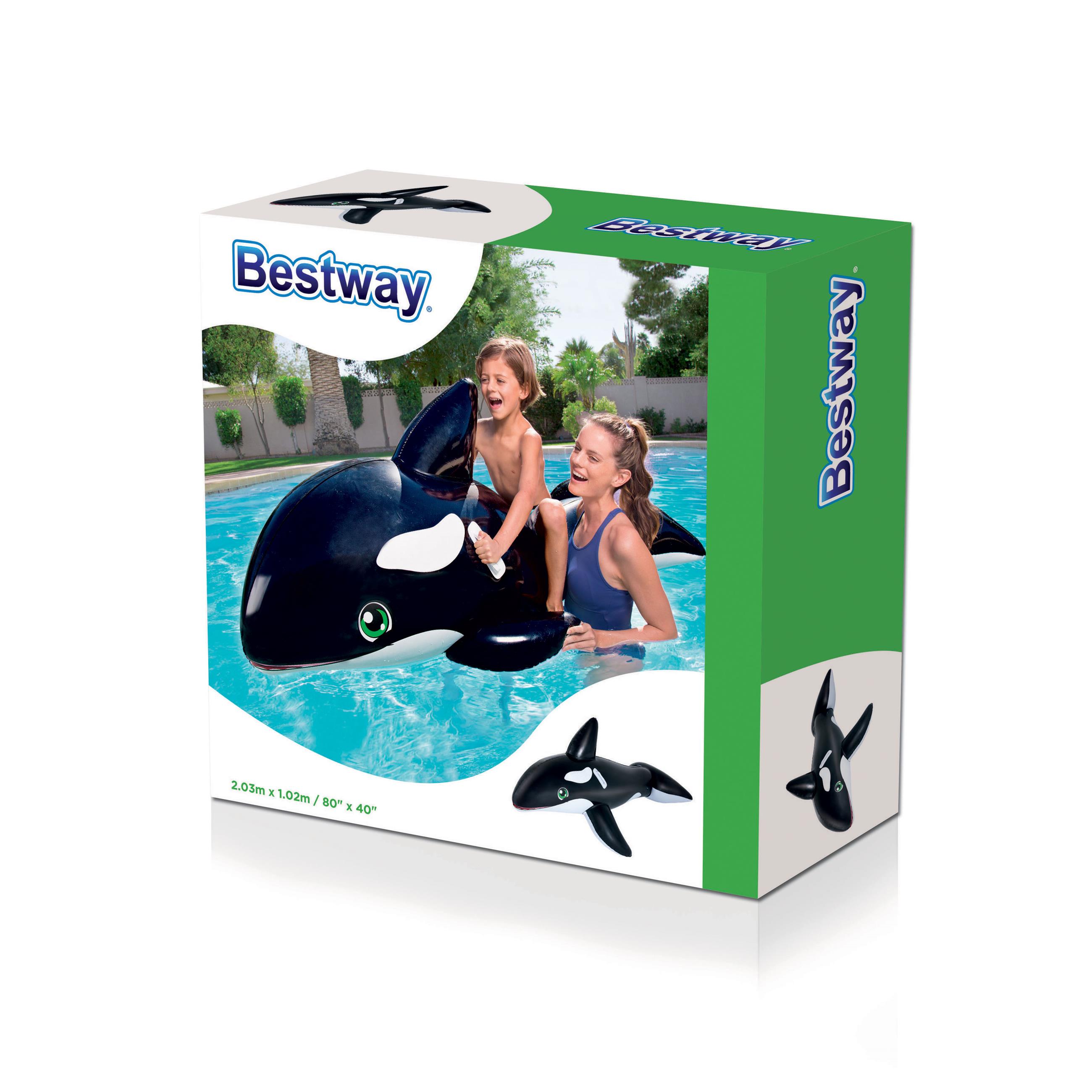 Bestway® Jumbo Whale Rider 203x102 cm, Schwimmtier