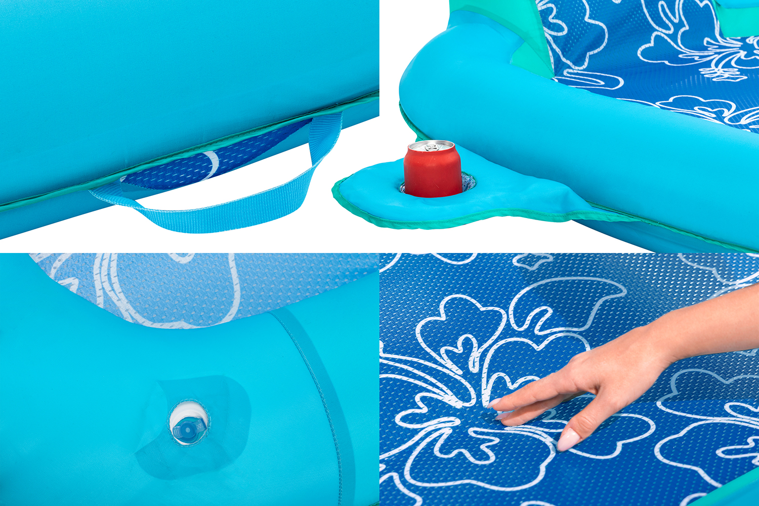 Pop-Up Wasserhängematte 188 x 98 x 38 cm