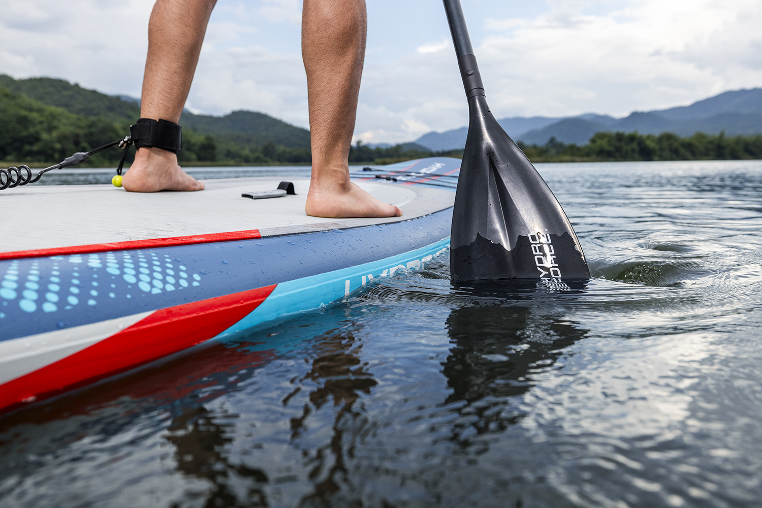 Hydro Force® SUP Allround Board-Set Oceana™ Compactair™ mit integrierter Elektropumpe 305 x 84 x 15 cm
