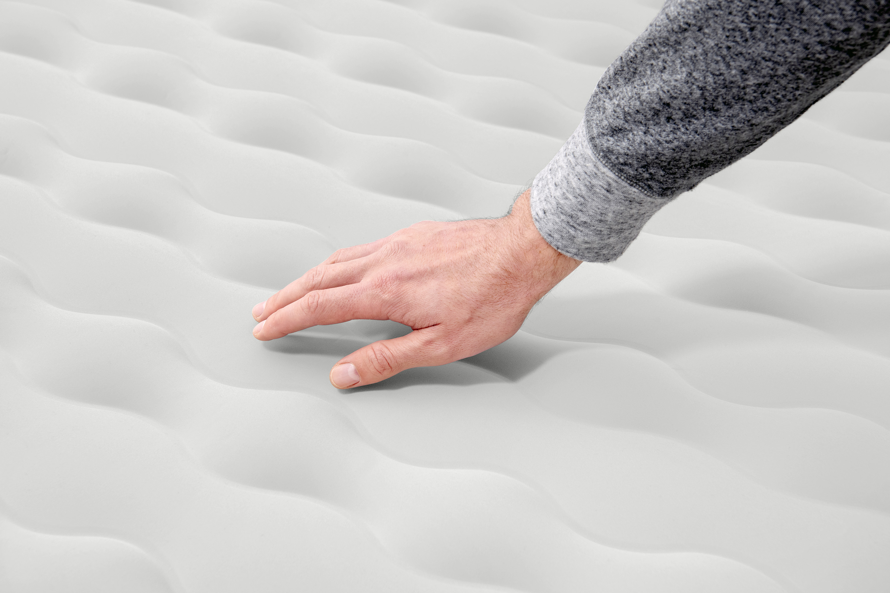 Fortech™ Doppelluftbett mit integrierter Elektropumpe 203 x 152 x 36 cm