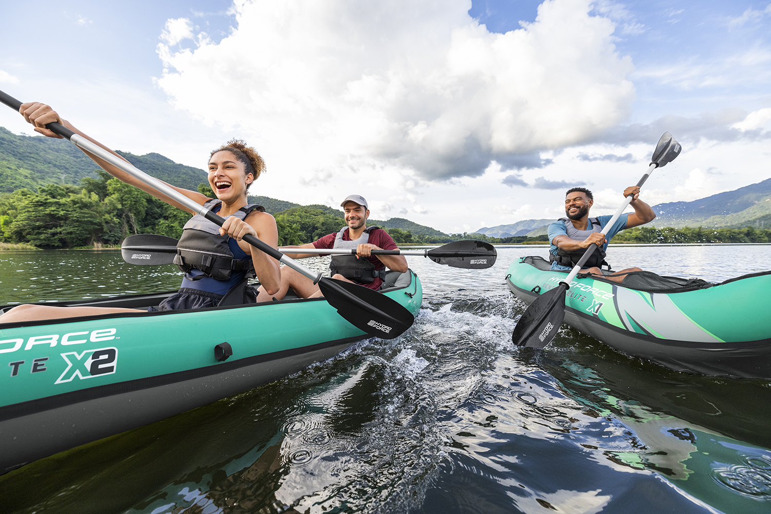 Hydro-Force™ Kajak-Set Ventura Elite™ X2 330 x 86 x 48 cm Hydro-Force™ Kajak-Set Ventura Elite™ X2 330 x 86 x 48 cm