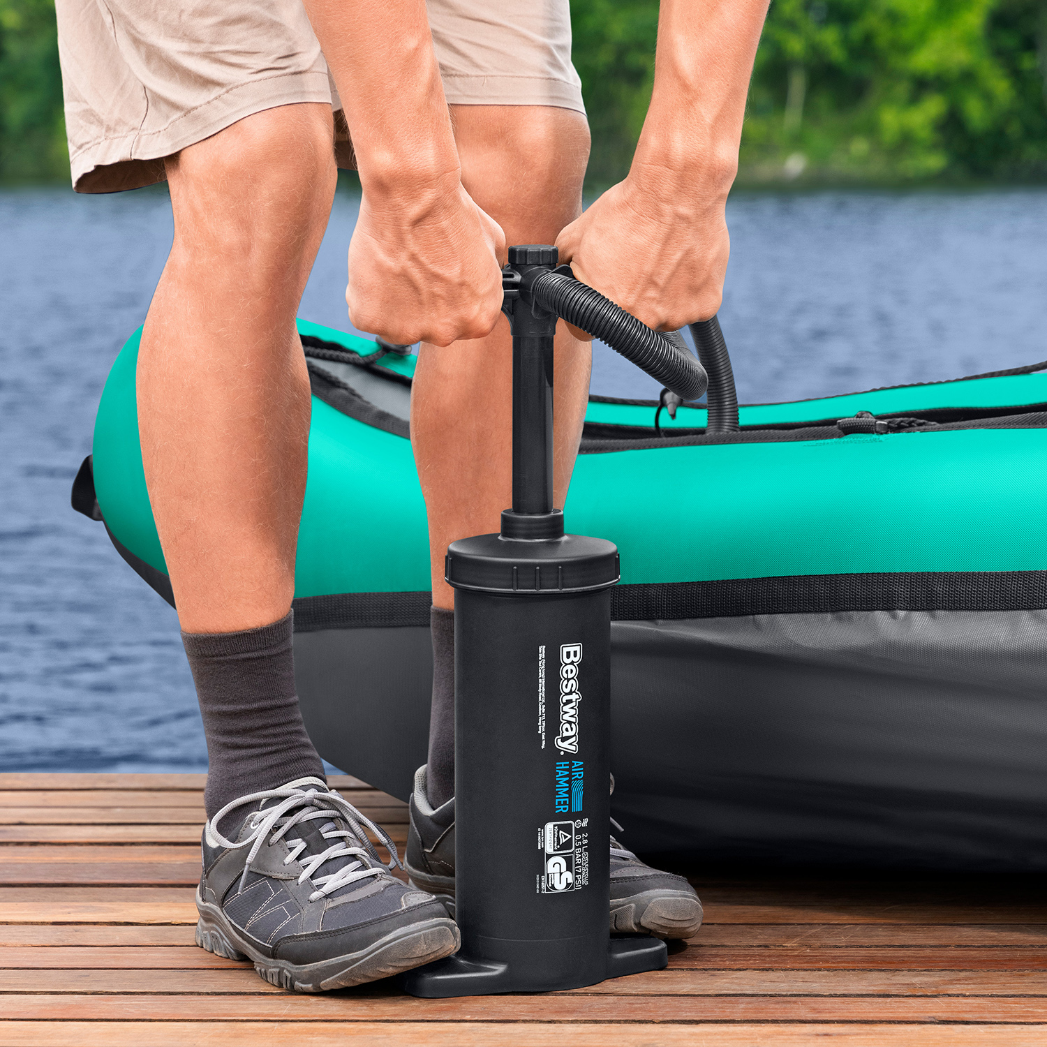 Air Hammer™ Doppelhubkolbenpumpe 2.800 ml Air Hammer™ Doppelhubkolbenpumpe 2.800 ml