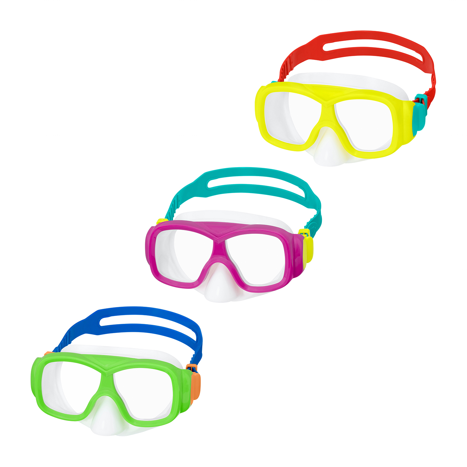 Explora Essential™ Tauchmaske ab 7 Jahren, sortiert