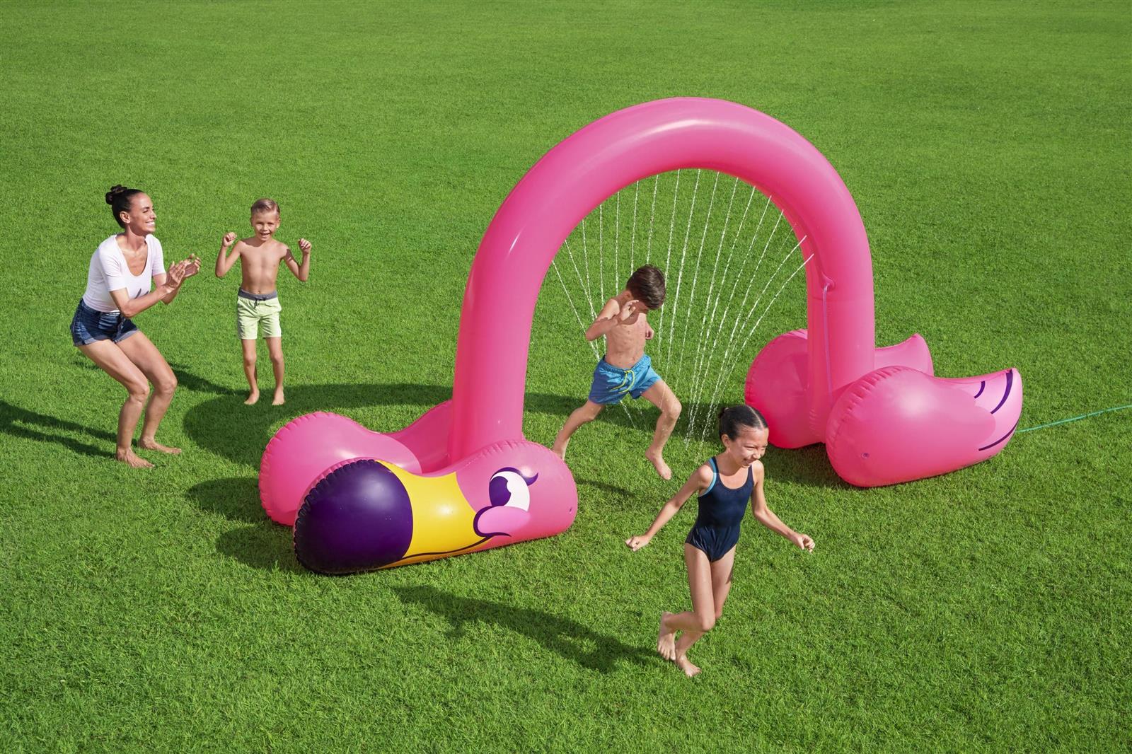 Jumbo Wassersprinkler Flamingo 340 x 110 x 192 cm