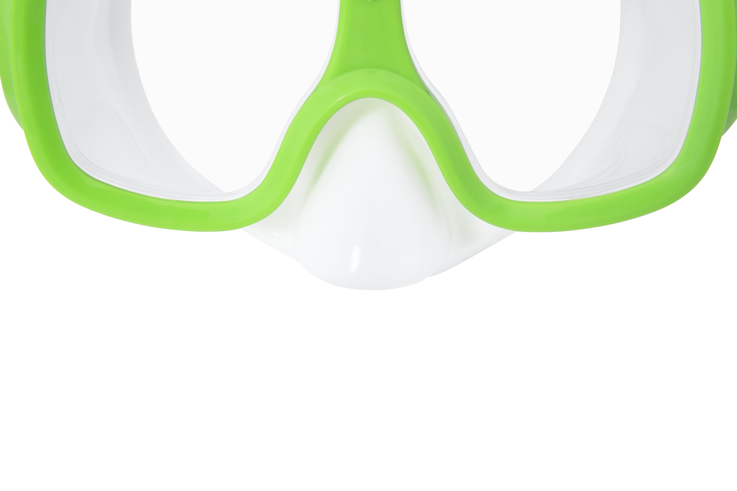 Explora Essential™ Tauchmaske ab 7 Jahren, Grün