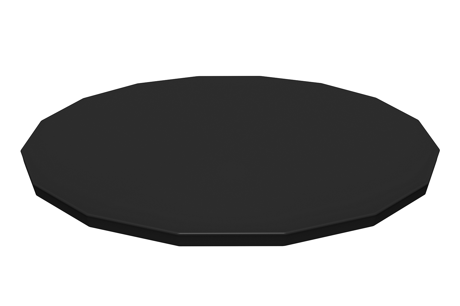PVC Abdeckplane Ø 493 cm, schwarz, rund PVC Abdeckplane Ø 493 cm, schwarz, rund