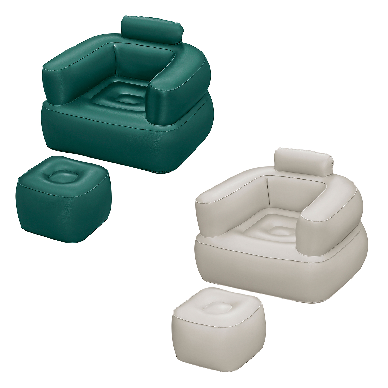 Luftsessel Comfi Cuber™ mit Fußhocker 107 x 99 x 80 cm, sortiert