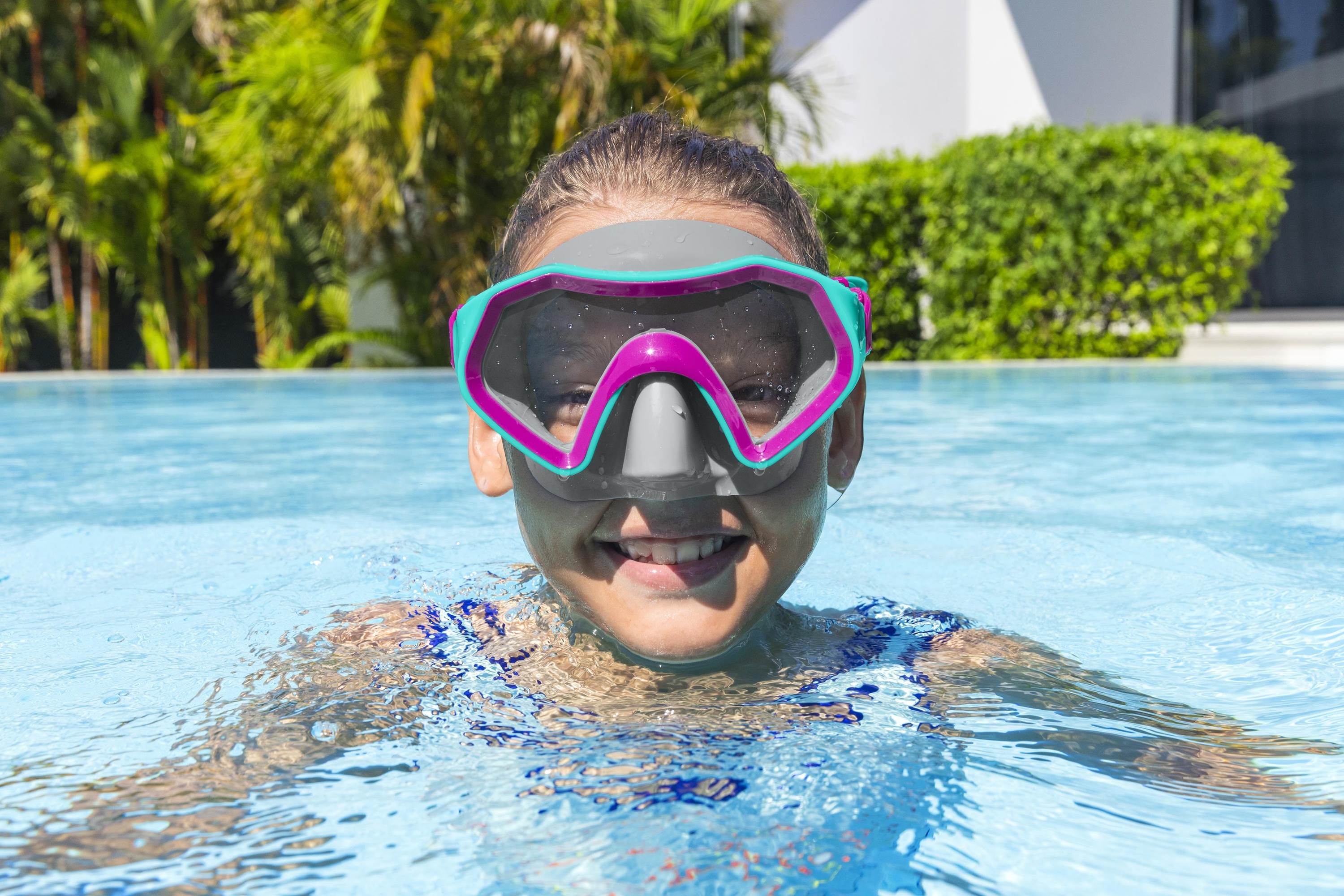 Crusader™ Tauchmaske ab 7 Jahren, Türkis