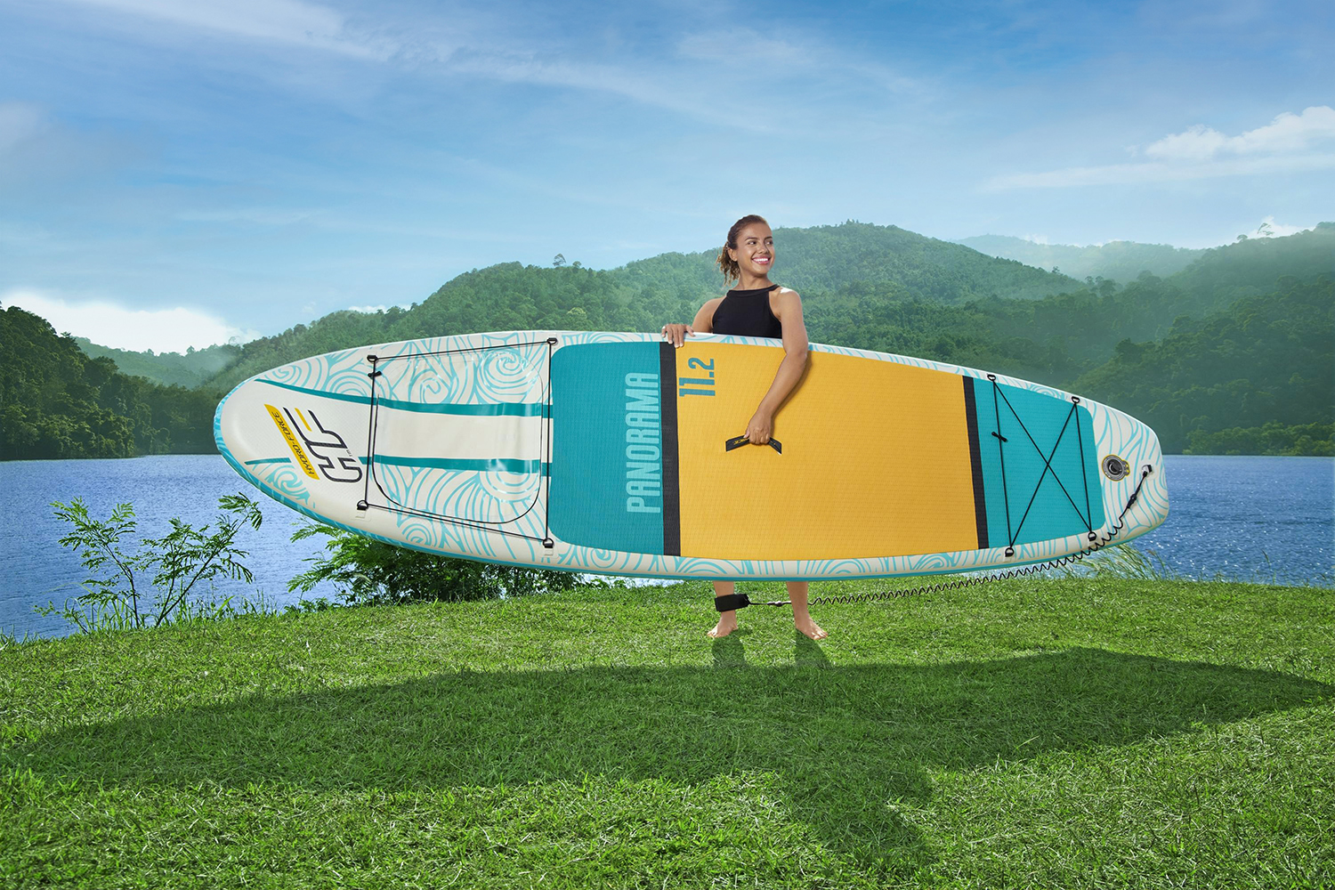 Hydro-Force™ SUP Touring Board-Set Panorama 340 x 89 x 15 cm Hydro-Force™ SUP Touring Board-Set Panorama 340 x 89 x 15 cm