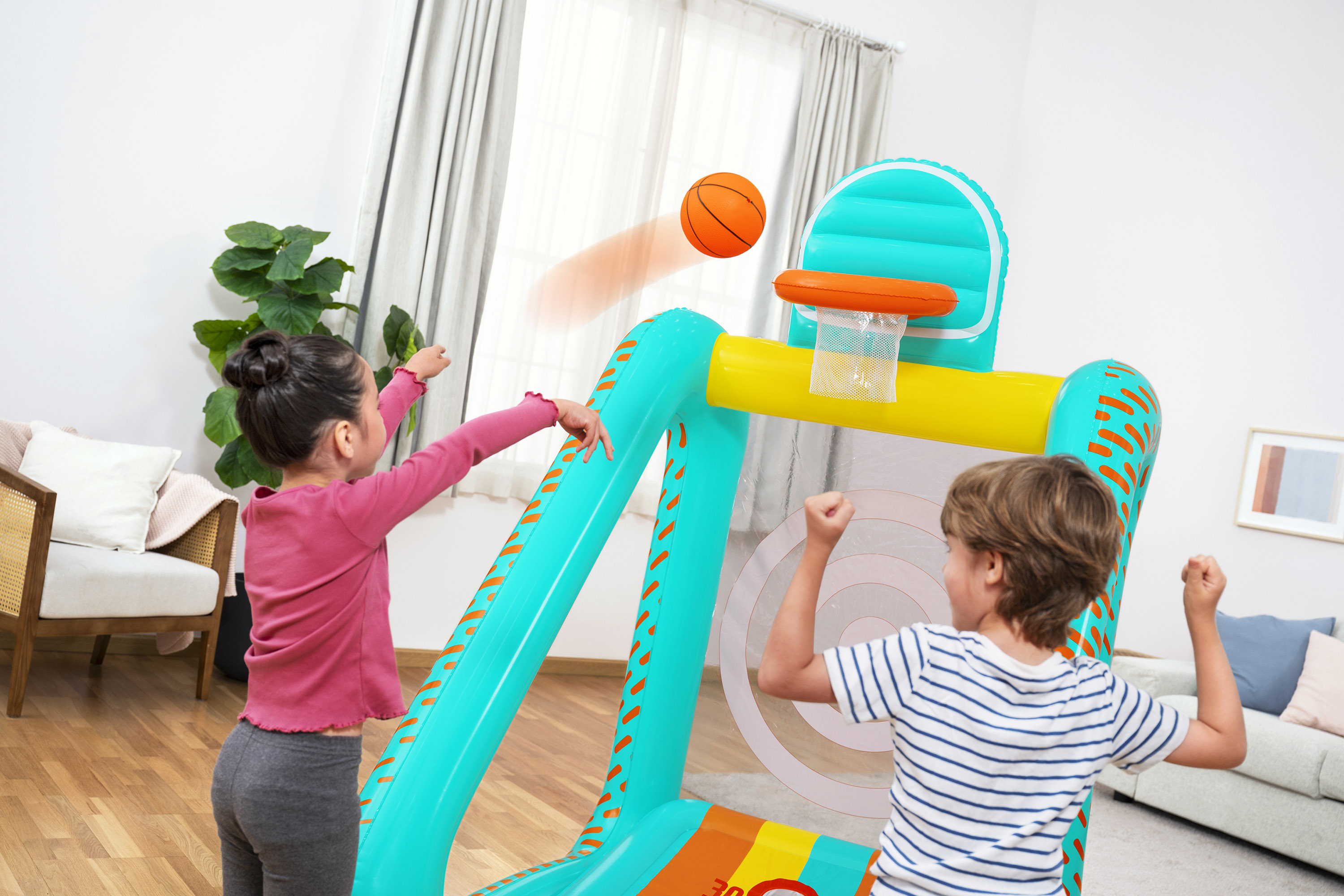 3 in 1 Wurfspiel Volltreffer 127 x 109 x 178 cm