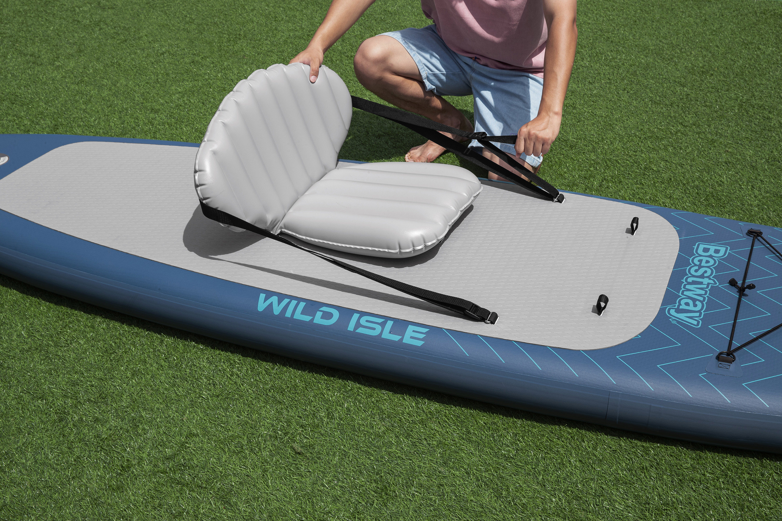 SUP Allround Board-Set Wild Isle™ mit Sitz 305 x 84 x 15 cm