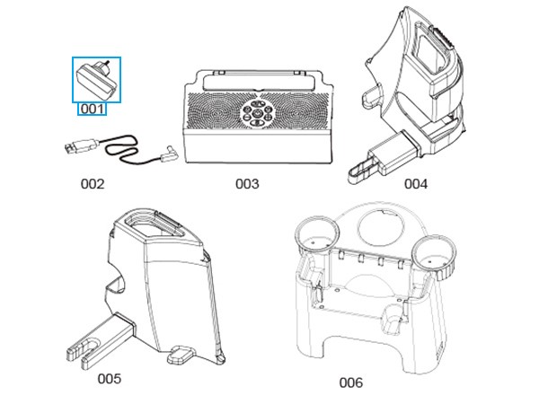 Bestway® Spare Part Transformator for Lay-Z-Spa® Bluetooth Entertainment Station (100V-240V/5V/2.4A)