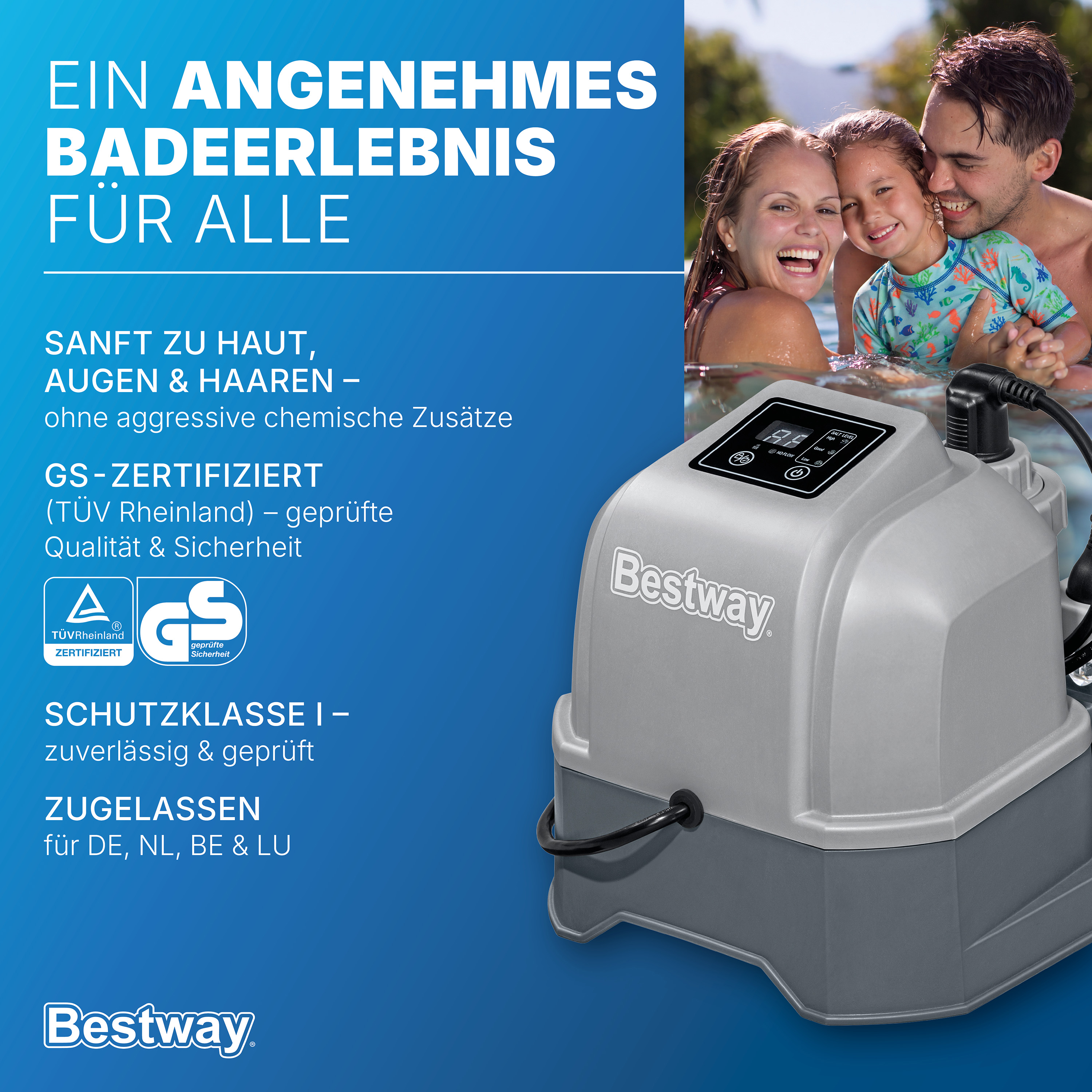 Salzwasseranlage Hydrogenic™ 6 g/h, 80 W