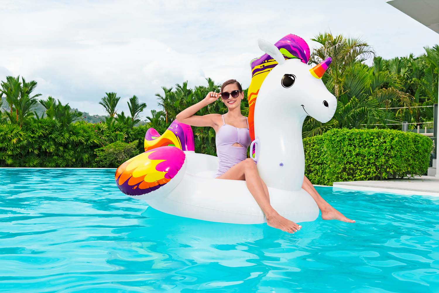 Schwimmtier Einhorn 224 x 164 cm