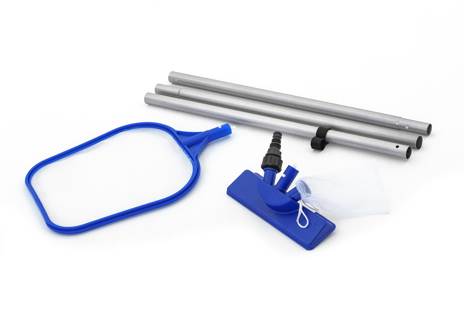 Flowclear™ Poolpflege Basis-Set mit Venturi-Sauger & Kescher, 203 cm
