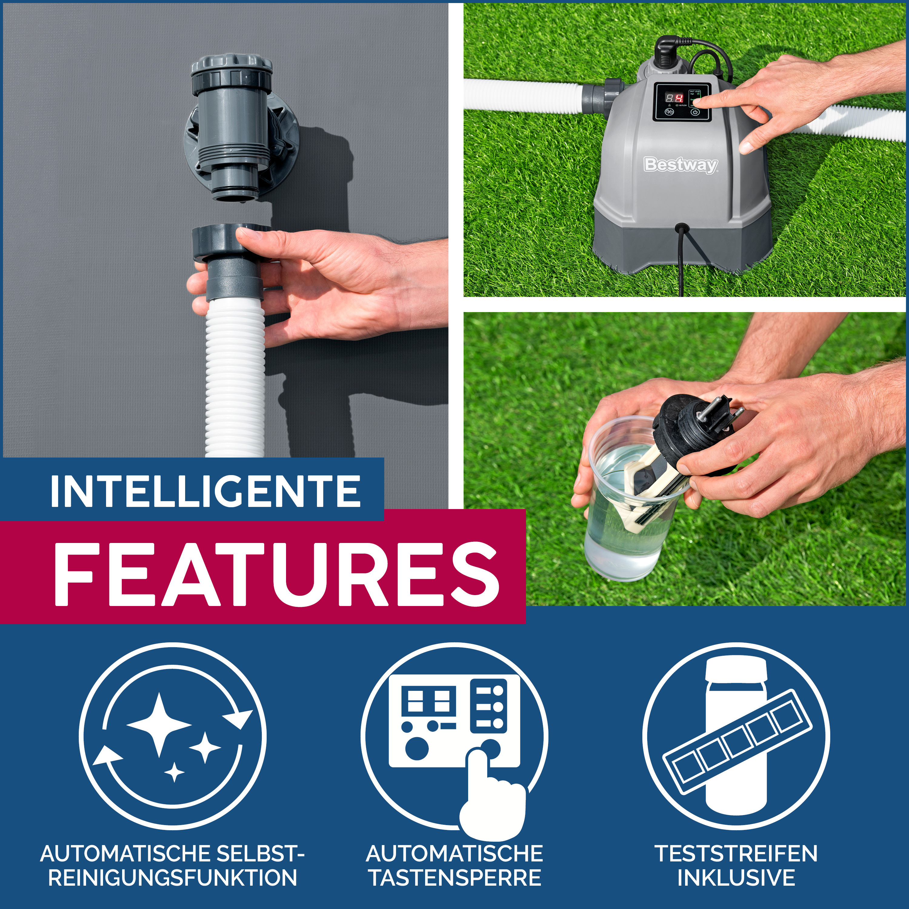 Salzwasseranlage Hydrogenic™ 6 g/h, 80 W