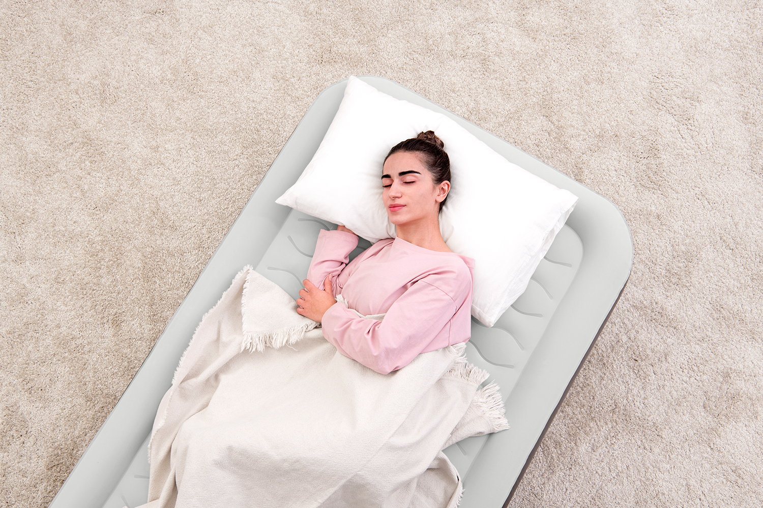 Fortech™ Single Luftbett mit integrierter Elektropumpe 191 x 97 x 46 cm Fortech™ Single Luftbett mit integrierter Elektropumpe 191 x 97 x 46 cm