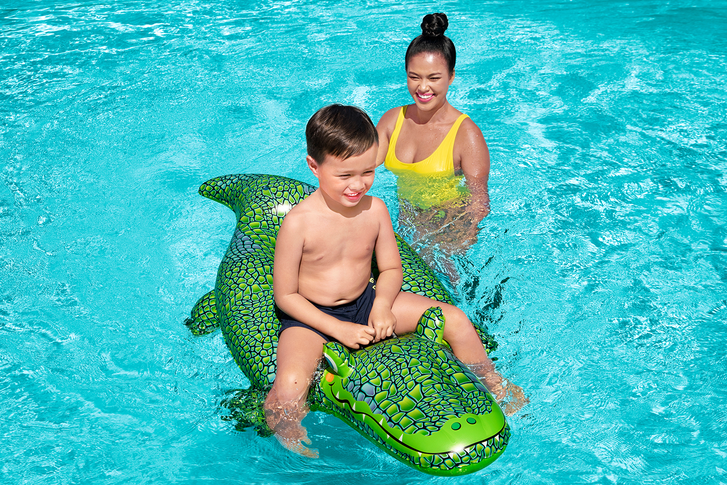 Schwimmtier Buddy Crocodile™ 152 x 71 cm