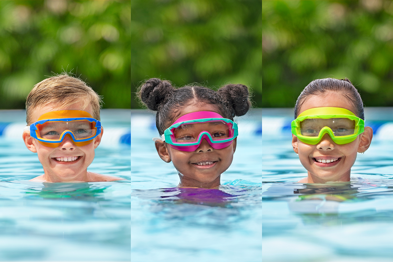 Schwimmbrille Tidal Surge™ ab 7 Jahren, sortiert