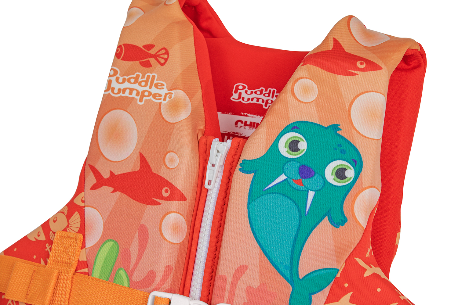 Puddle Jumper® Schwimmweste Kleines Walross mit Textilbezug, 3-6 Jahre