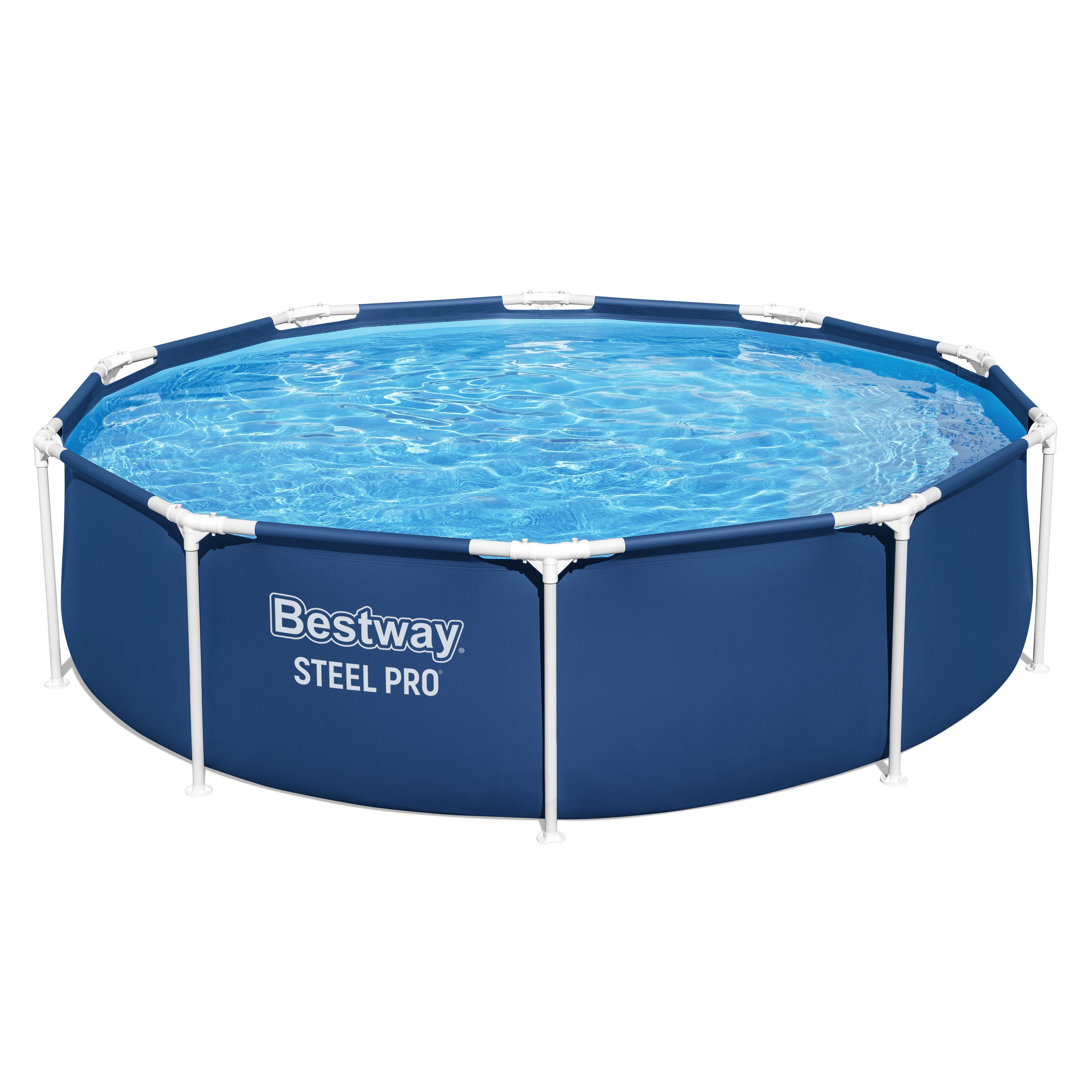 Steel Pro™ Frame Pool ohne Pumpe Ø 305 x 76 cm, dunkelblau, rund
