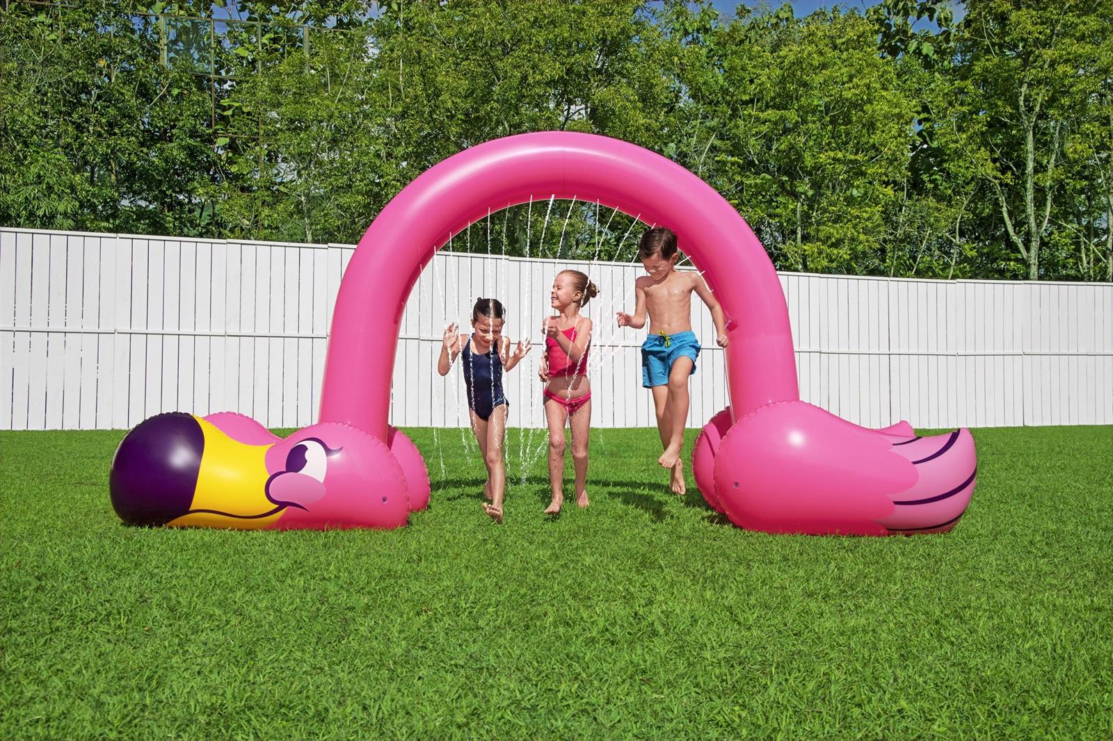 Jumbo Wassersprinkler Flamingo 340 x 110 x 192 cm