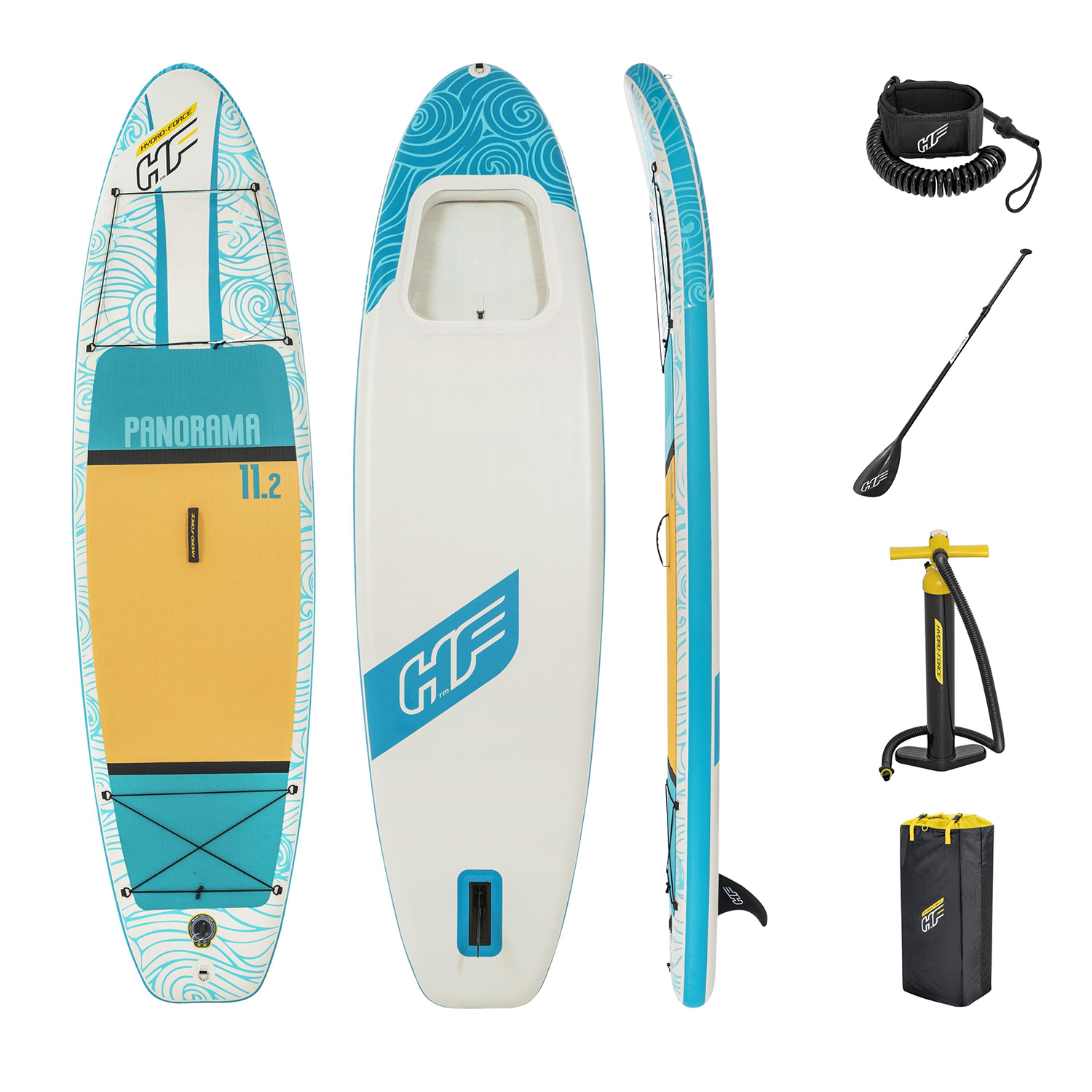 Hydro-Force™ SUP Touring Board-Set Panorama 340 x 89 x 15 cm