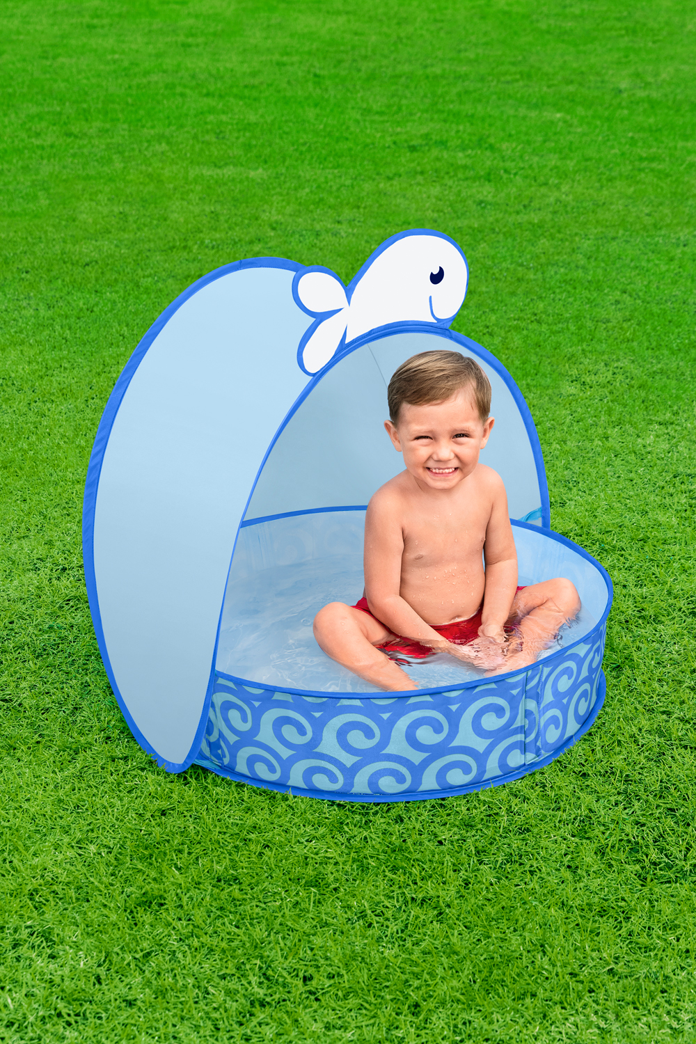 Pop-Up n' Splash™ Planschbecken mit Sonnenschutzdach 78 x 68 x 60 cm