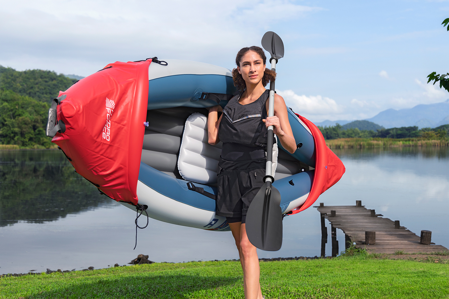 Hydro Force® Kajak-Set Rapid X1 290 x 91 x 42 cm