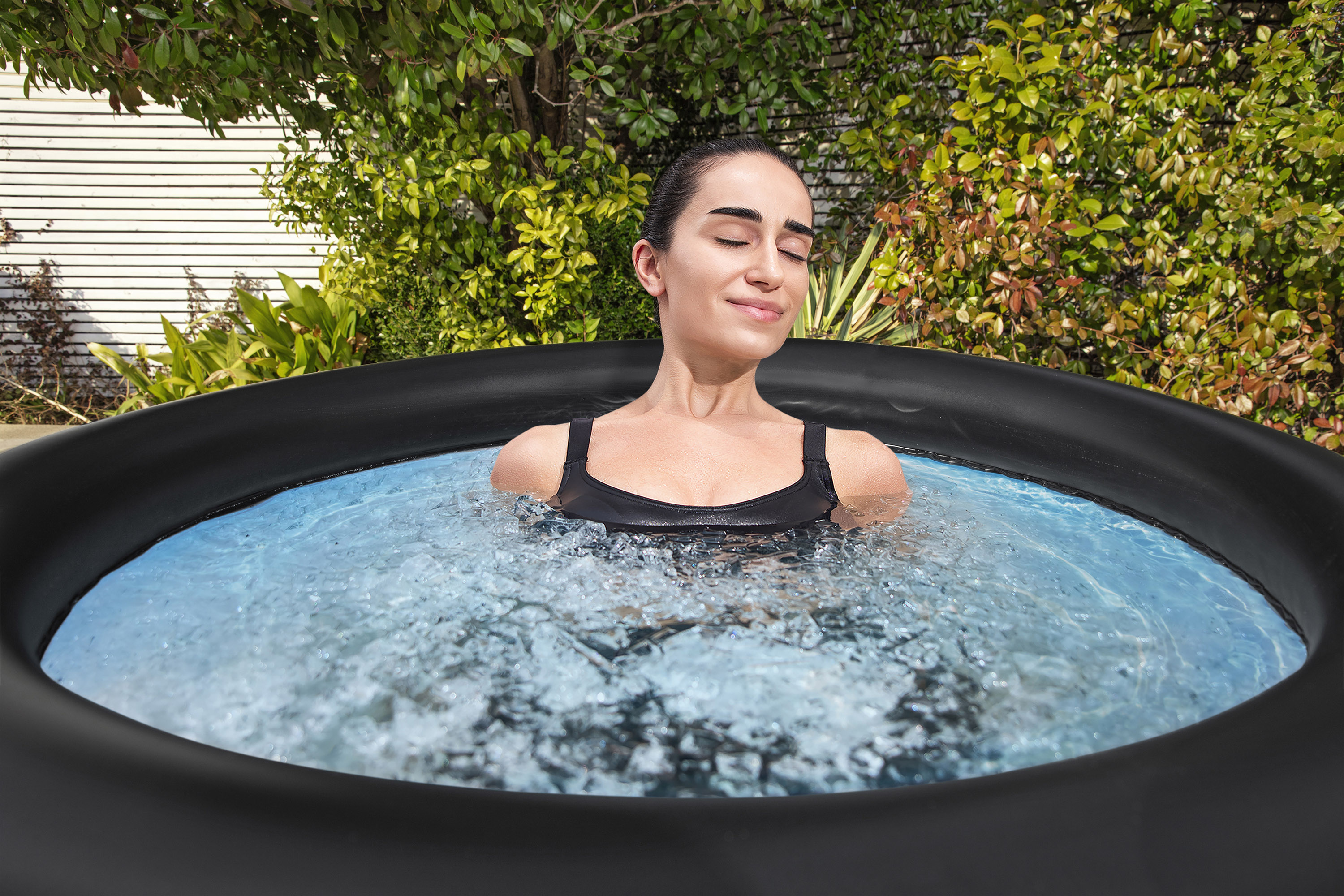 LAY-Z-SPA® Eisbad Glacial Zen™ mit Filterpumpe Ø 86 x 78 cm, rund