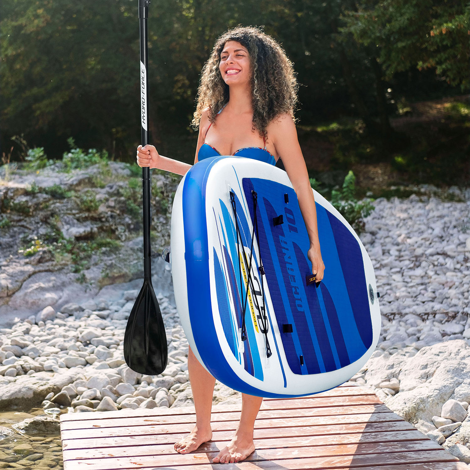 Hydro-Force™ SUP Allround Board-Set Oceana 305 x 84 x 12 cm Hydro-Force™ SUP Allround Board-Set Oceana 305 x 84 x 12 cm