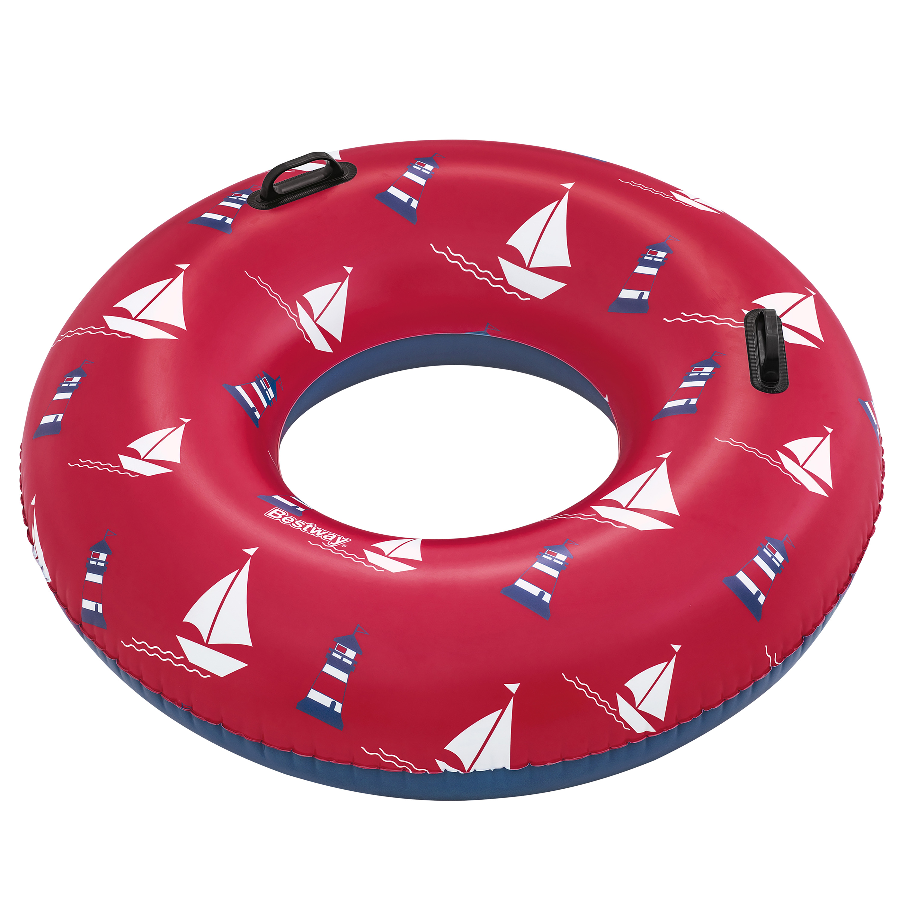 Schwimmring Nautical Ø 105 x 33 cm, Rot