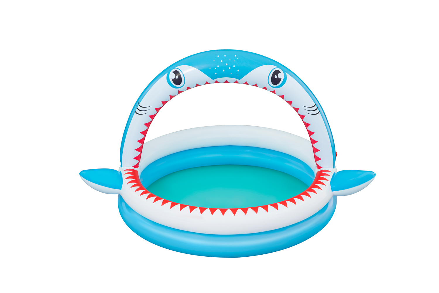 Planschbecken Sharktastic™ mit Wassersprinkler 163 x 127 x 92 cm