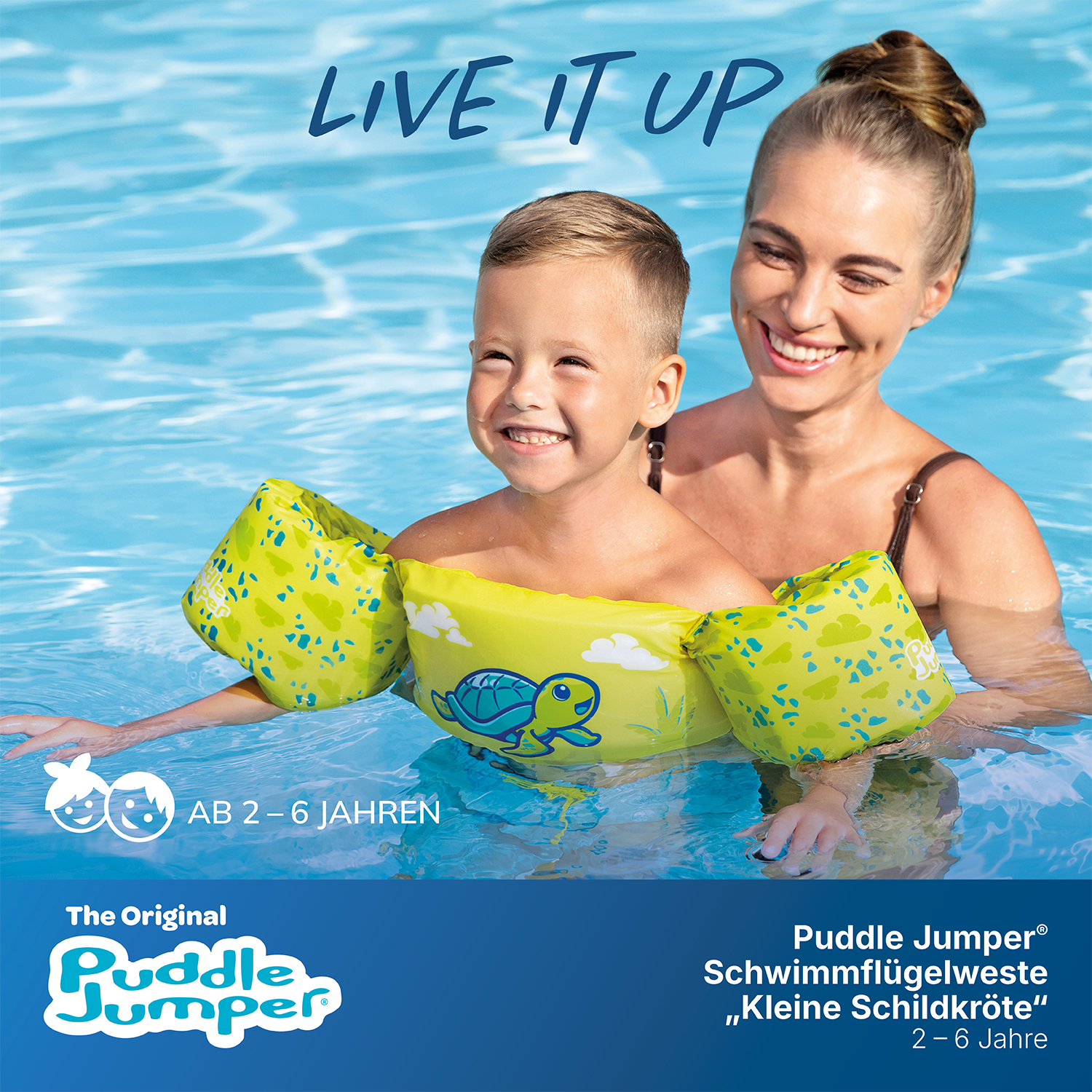 Puddle Jumper® Schwimmflügelweste Kleine Schildkröte 2-6 Jahre