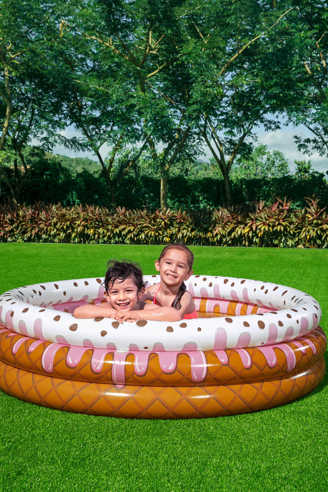 Bestway® ?63" x H15"/?1.60m x H38cm Sundae Funday Kiddie Pool