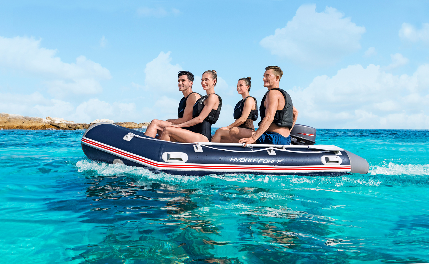 Hydro-Force™ Sportboot Komplett-Set Mirovia Pro™ 330 x 162 x 44 cm