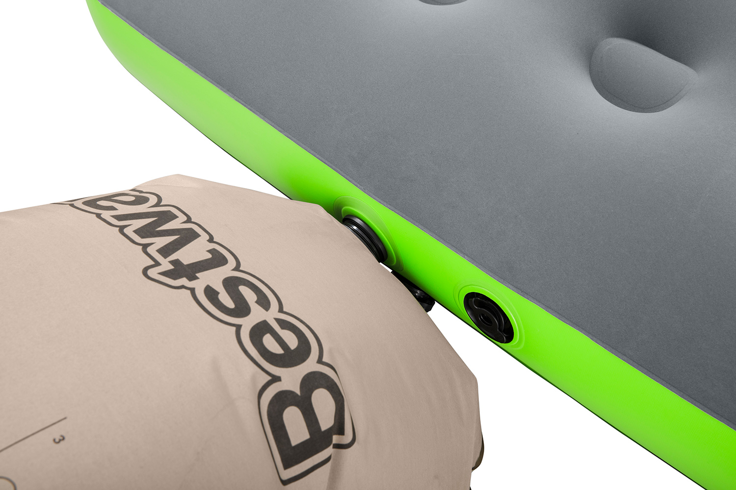 Single Luftbett Roll & Relax mit Kissenpumpe 188 x 99 x 22 cm Single Luftbett Roll & Relax mit Kissenpumpe 188 x 99 x 22 cm