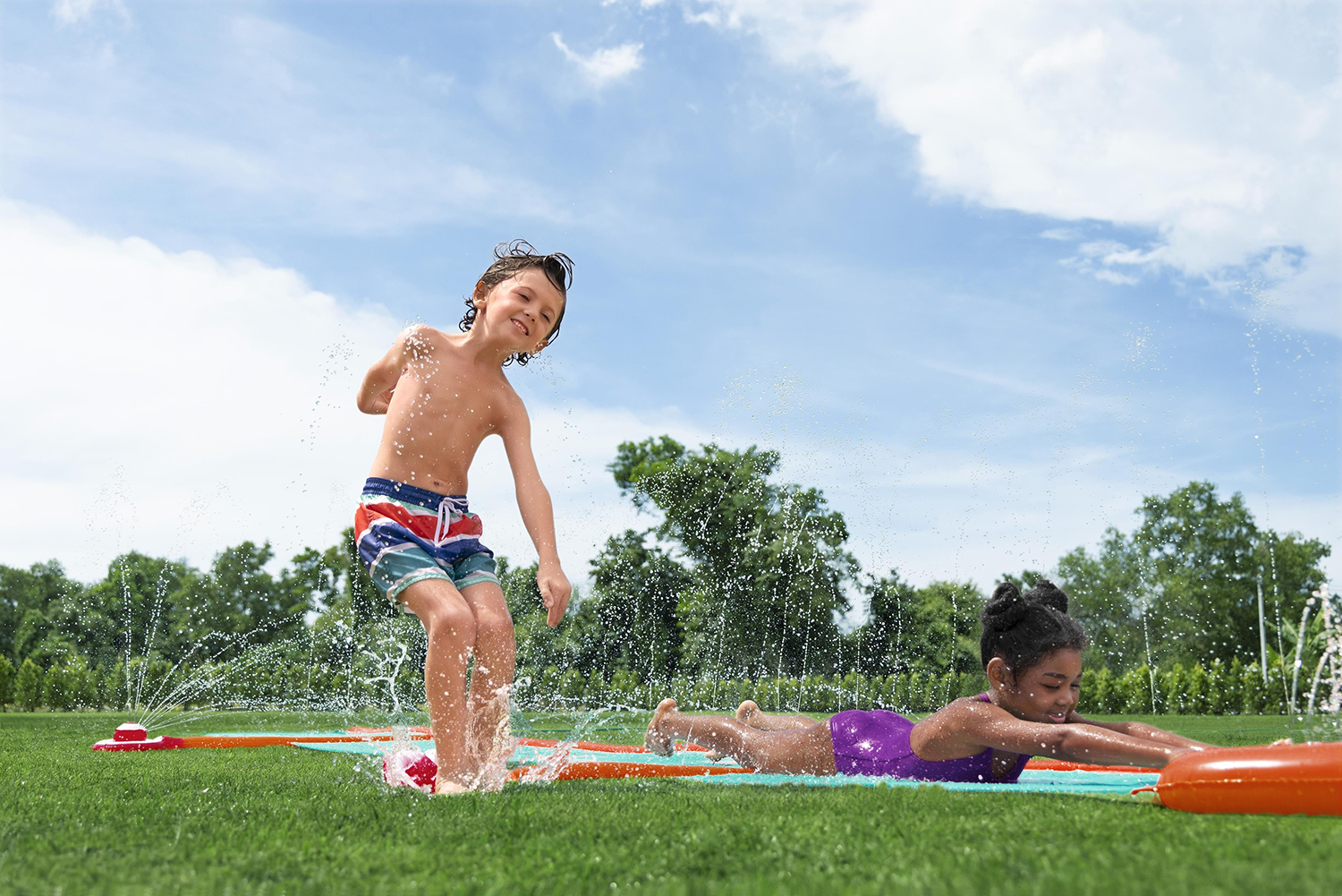 H2OGO!® Wasserrutsche Fontäne 488 x 129 cm H2OGO!® Wasserrutsche Fontäne 488 x 129 cm