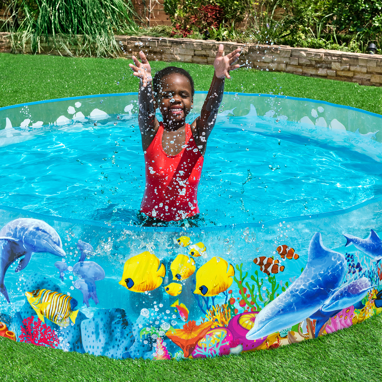 Bestway® ?8' x H18"/?2.44m x H46cm Fill 'N Fun Odyssey Pool