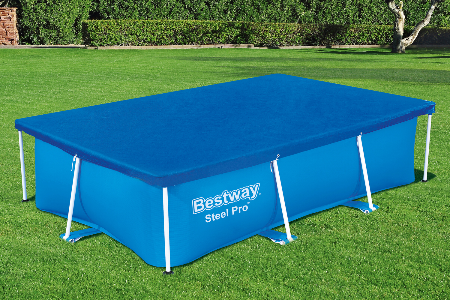 PE-Abdeckplane 264 x 174 cm, blau, eckig